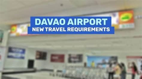 Davao Airport Requirements .